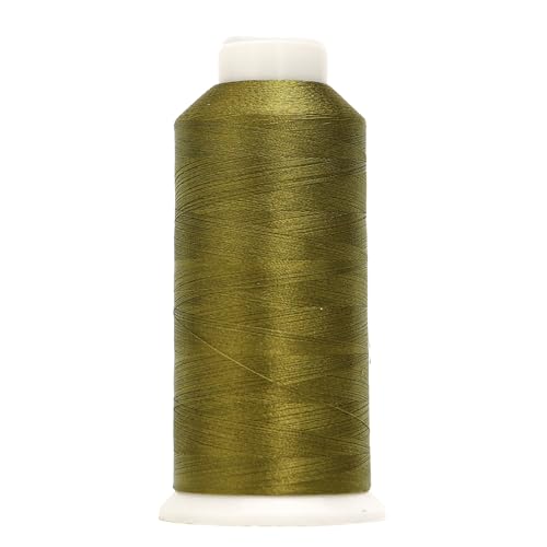 Image of High Tenacity Polyester Embroidery Machine Thread 40WT(120D /2) 4000M Per Spool for Commercial and Domestic Embroidery Machine (Aged Moss-1796)