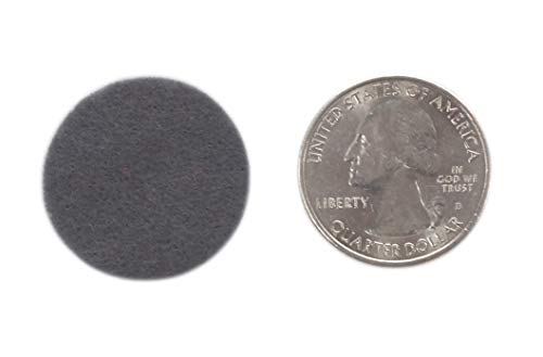 Image of Playfully Ever After Slate Gray Craft Felt Circles (1 Inch - 100pc)