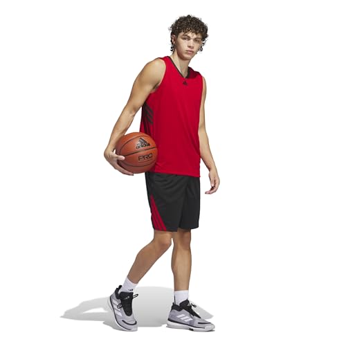 adidas Herren Basketball Legends Tank, Team Power red 2/Black, XXL – Ansicht 2