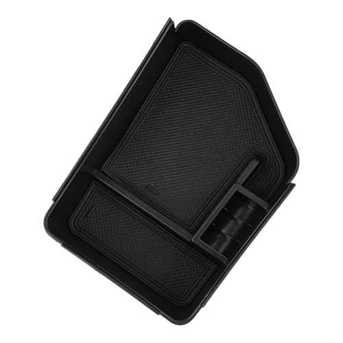 Hosrivae EV6 - Scatola portaoggetti per console centrale, per modelli con timone sinistro, organizer per bracciolo con design in ABS antiscivolo, 58 x 43 x 17 cm, accessorio per interni auto nero