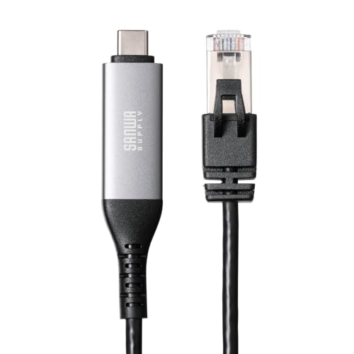 サンワサプライ(Sanwa Supply) USB Type-C LAN変換ケーブル KB-SL6CLAN03BK の商品画像 13