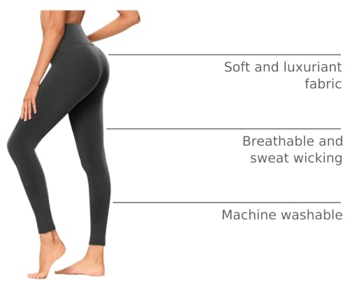 Image of GAYHAY High Waisted Leggings with Pockets for Women - Buttery Soft Yoga Pants for Gym Workout, Athletic Running
