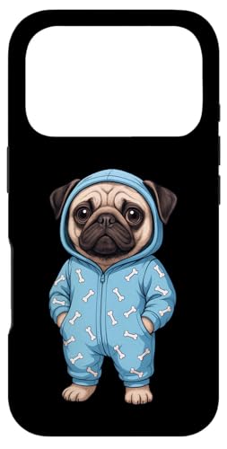 Dog Pug Sleepy Pug Lover ���f�B�[�X �����Y �L�b�Y �X�}�z�P�[�X iPhone 17 Pro �p