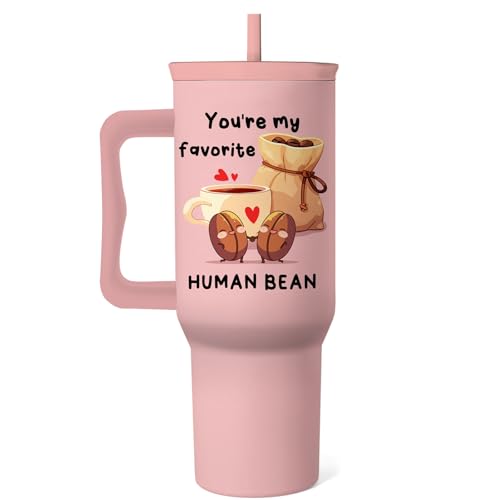 58% Off 40oz Cute Bean Tumbler - Perfect Anniversary Gift