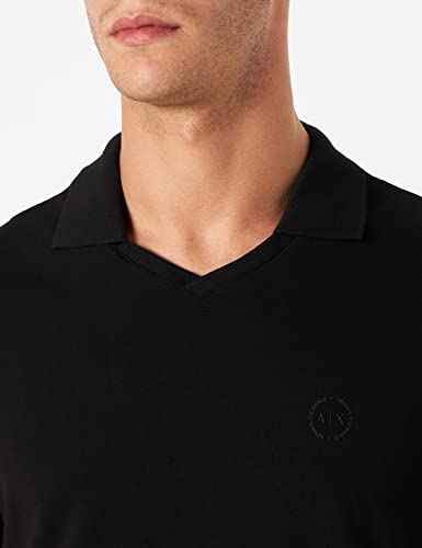 Armani Exchange Men's Johnny Collar Slim Logo Polo3