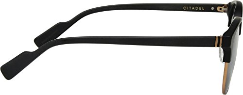 VonZipper Men's Citadel Sunglasses,OS,Black Satin/Grey3