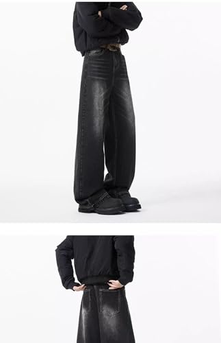 Men's Vintage Jeans Spring Summer Autumn Loose Straight Pants4