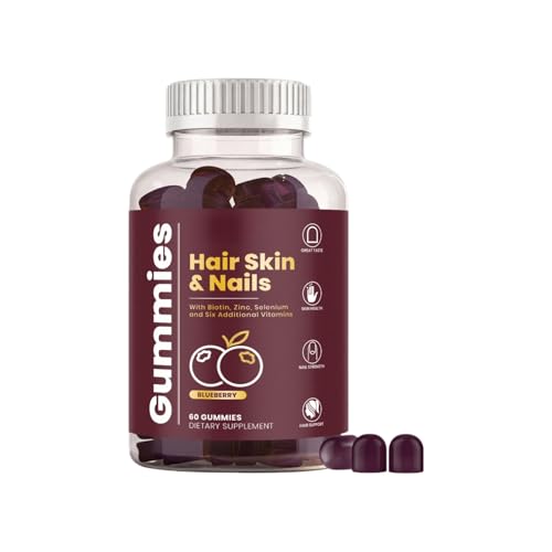 Gummies Cheveux Plus Forts et Peau Éclatante Complément Beauté Baies