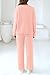PRETTYGARDEN Lounge Sets for Women Two Piece Sweaters Pajama Set Fall Fashion 2026 Loungewear Outfits Matching Winter Clothes (Light Pink,Large)