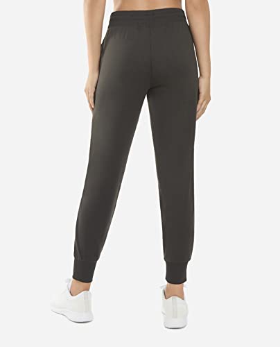 Danskin Women's Super Soft Sport Jogger, Black Salt Melange, Medium #TOP4