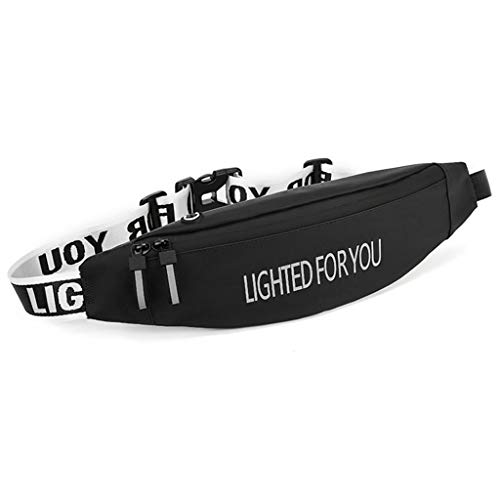 YUYAN impermeable deportes corriendo cintura bolsa moda Unsex Fanny Pack viaje al aire libre teléfono dinero cinturón bolsa