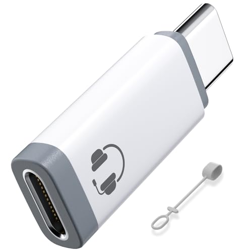 KAKAPOZO USB C to Lightning Headphone Adapter 1 Pack Lightning to Type C Audio Adapter DAC 16Bit/48Khz, Line Control, Call, Music, USB-C Converter for iPhone 15/16, Galaxy, iPad, MacBook, No Charging