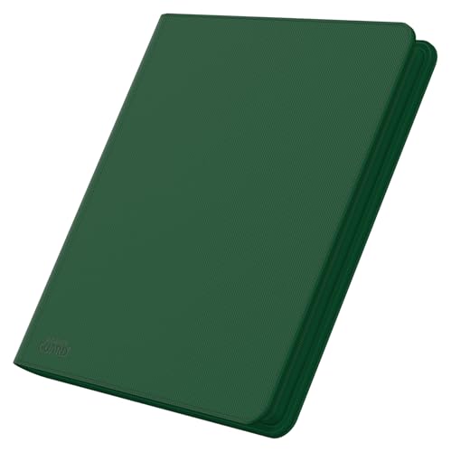 Image of Ultimate Guard Zipfolio 480 - 24 Pocket XenoSkin (Quadrow) Green