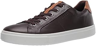 ECCO Men's Kyle Classic Sneaker, Mocha/Lion Cow Leather/Cow Nubuck, Numeric 10 Point 5