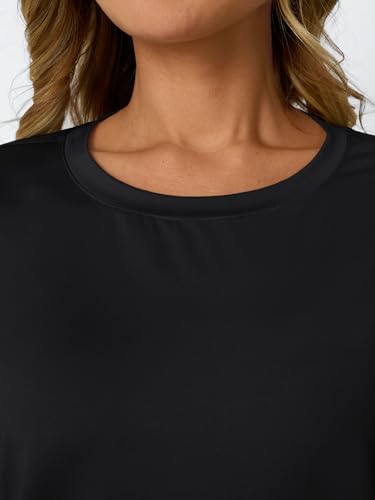 Foto de AUTOMET Camisetas de entrenamiento de manga corta para mujer, camisetas de gimnasio atléticas de verano, camisetas de yoga, ajuste holgado, ropa casual 2025 (imagen 6)