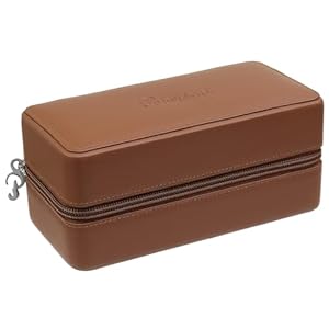 Peterson Pipes Grafton Leather Hardshell Case – Protective Pipe Storage + Travel (Deluxe Case)