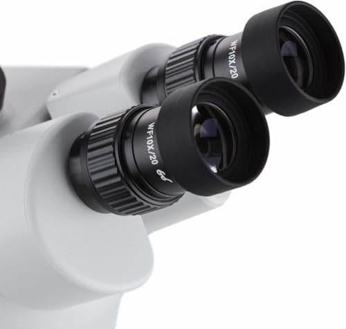 Image of AmScope SM-3B Professional Binocular Stereo Zoom Microscope, WH10x Eyepieces, 7X-45X Magnification, 0.7X-4.5X Zoom Objective, Ambient Lighting, Single-Arm Boom Stand