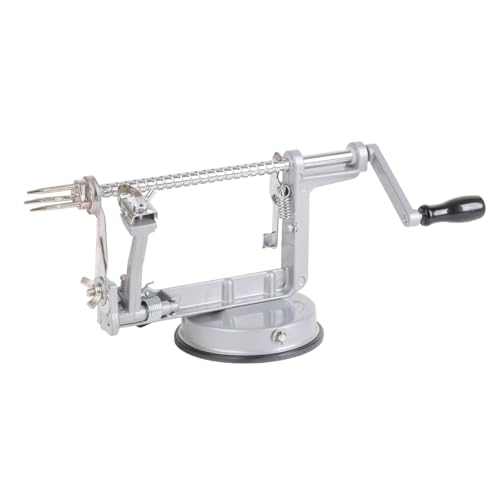 Image of Apple peeler and corer with Powerful Suction base Apple peeler slicer corer with stainless steel blades for pears potato peelers