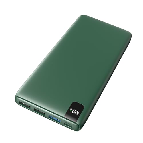 A ADDTOP-Power-Bank-Tragbares-Ladegerät-26800mAh – Powerbank mit 22,5 W Schnellladefunktion, 4 Ausgängen und LED-Anzeige...