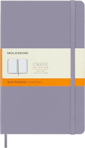 Moleskine Classic Notebook, Hard Cover, Large (5" x 8.25") Ruled/...