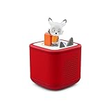 tonies Toniebox 2 Bundle Incl. 1 Tonies: Lalalinos Akio - Musik und Abentuer, Rot, Audioplayer für Hörbücher, Lieder, Einschlafen und Tonieplay für Kinder