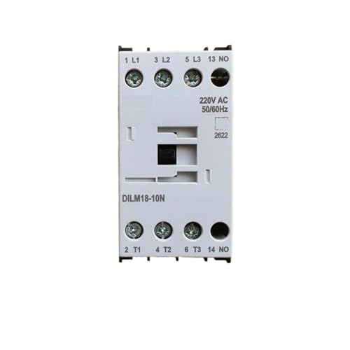 Contacteur AC DILM18-10N bi-fréquence 50/60Hz compact pour commande de puissance