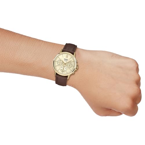 Image of Casio Enticer Men BMS-300GL-5AVDF Analog Brown Watch Men (A2543)