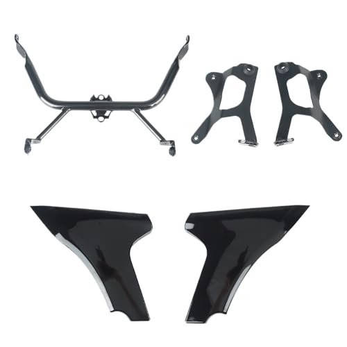 Aileron garde couverture kit de support de déflecteur vent moto 2024 - 4