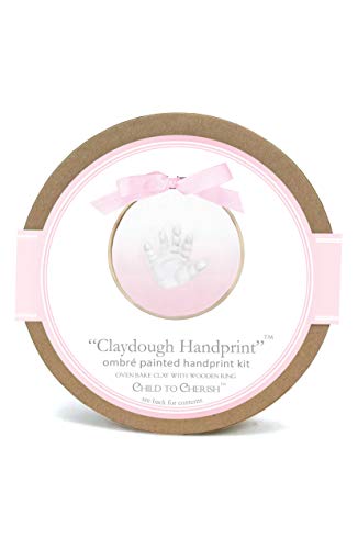 Child to Cherish Baby Ombre Painted Claydough Handprint Kit, Grey image 4