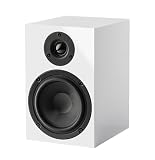 Pro-Ject Speaker Box 5 E, altoparlante HiFi da scaffale a 2 vie, basso/media in fibra di vetro da 5 pollici, robusto alloggiamento in MDF, con copertura per altoparlante (bianco)