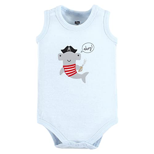 Image of Hudson Baby Unisex Baby Cotton Sleeveless Bodysuits