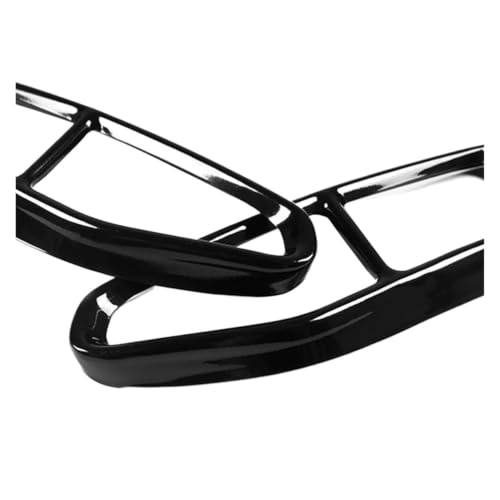 Cubierta de salida de tubo de escape para BMW Serie 7, moldura protectora de acero plateado 4