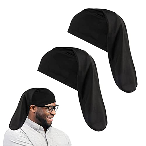 TSHAOUN 2 Stück Dreadlock Mütze Lange Haare