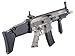 Evike x Cybergun Scar-L Licensed Full Size Spring Powered Airsoft Rifle (Clear)