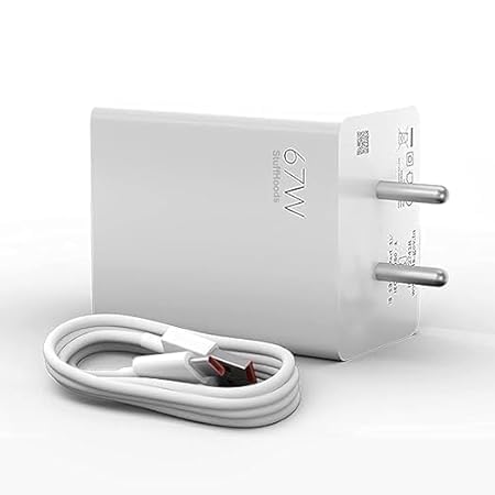 Image of 67W SonicCharge Fast Charger with Type C Cable for Redmi Note 12 pro max /Note 11 pro /Note 10 pro /Note 9 / Poco M2 Pro /Note 7 pro /Note 9 Pro /Note 8 Charger(DP15)