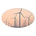 CafePress Wind Turbines, Californie - Autocollant pour pare-chocs, claire, Small - 3x5