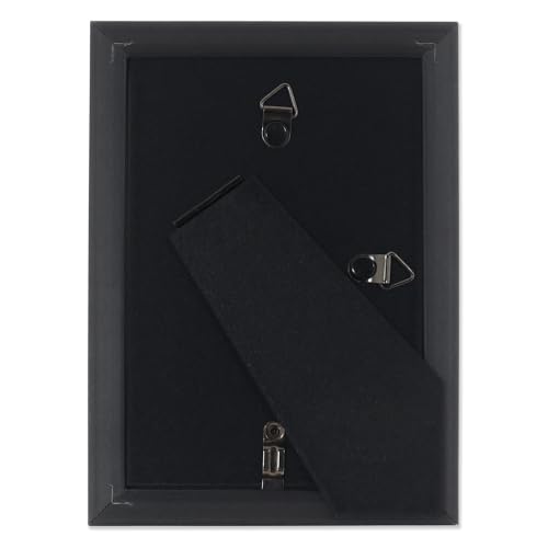 Image of Lawrence Frames Classic Bead Picture Frame, 4x6, Black