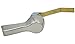 Universal Offset Decorative Front, Side, Corner, or Angle Mount Toilet Tank Flush Trip Lever Handle with Metal Nut, Fits Most Toilets (Satin Nickel)