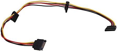 AKYGA AK-CA-41 SATA Male to 3x SATA Female Adapter Power Cable 3 x 15 cm