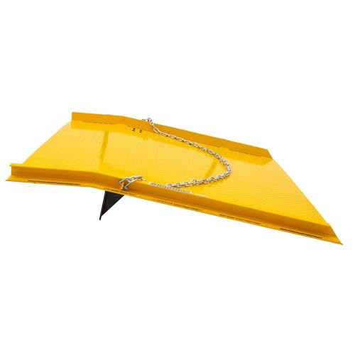 6034 x 7234 loading dock board diamond plate traction surface for forklifts 13000 lb capacity