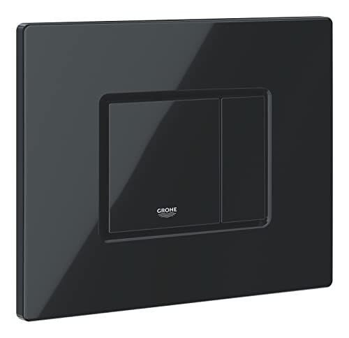 Placa de descarga GROHE Start en negro brillo para cisterna empotrada 8