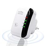 2026 WiFi Extender & Booster – 4600 Sq.ft Coverage for 45+ Devices, Long-Range Repeater with Gigabit Ethernet Port, One-Click Setup, Whole-Home Signal Amplifier, Alexa & UK Plug Ready
