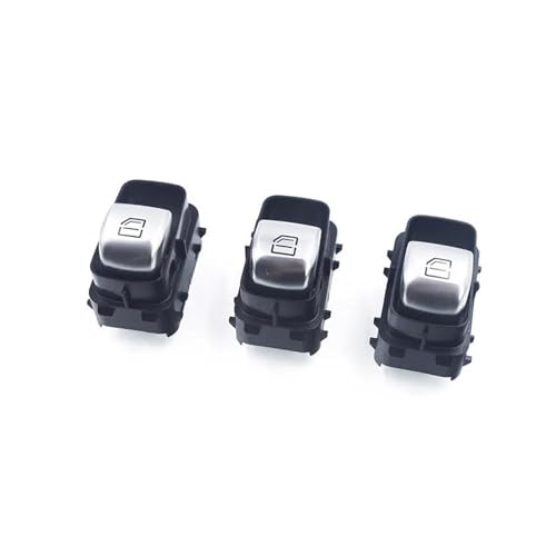 Interrupteur de lève-vitre pour Mercedes Vito W447 et Classe C W205 noir x3