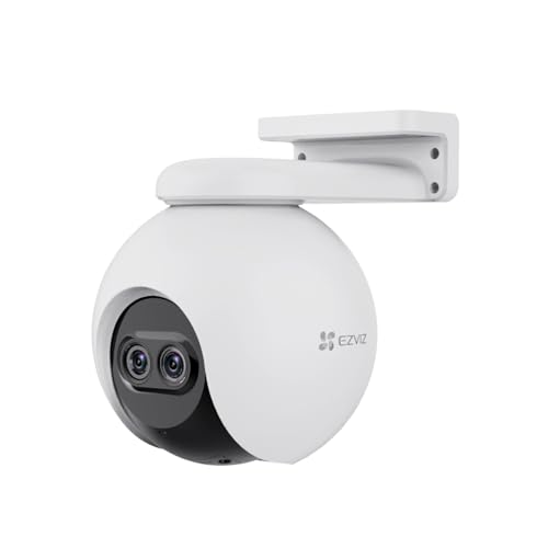 EZVIZ Security Camera Outdoor 1080P Pan/Tilt/Zoom WiFi Camera 8 Mixed Zoom and AI-Powered Person Detection Security Cam IP65 Waterproof Support MicroSD Card up to 512GB | C8PF