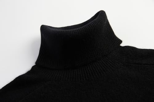 Image of EURKEA Women's Turtleneck 100% Cashmere Sweater, Long Sleeves Pullover Winter Top for Women, Gift Ready