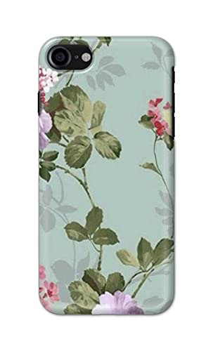 Image of Printed Hard Back Cover Case for Apple iPhone 7 | iPhone 8 | iPhone SE 2020 | SE2 2020 | iPhone SE3 2022 Back Cover (Floral Painting) -702