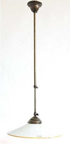 Lustre télescopique laiton céramique Atmosphera ajustez votre éclairage