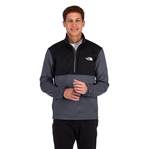 The North Face Astro Ridge 1/4 Zip Mens Fleece Vanadis Grey Sz L - image 1