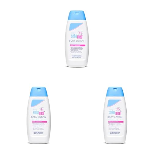 Image of Sebamed Baby Body Lotion|pH 5.5|Vegan|200 ml (Pack of 3)