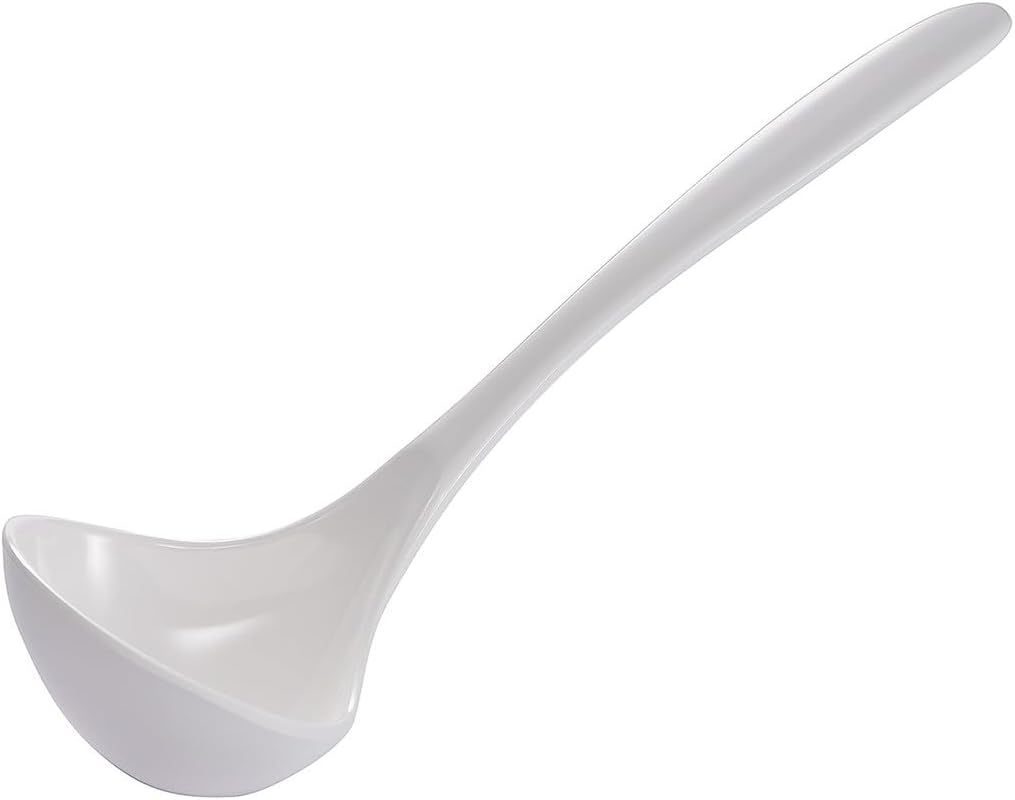 Gourmac White Melamine Ladle 7.5"